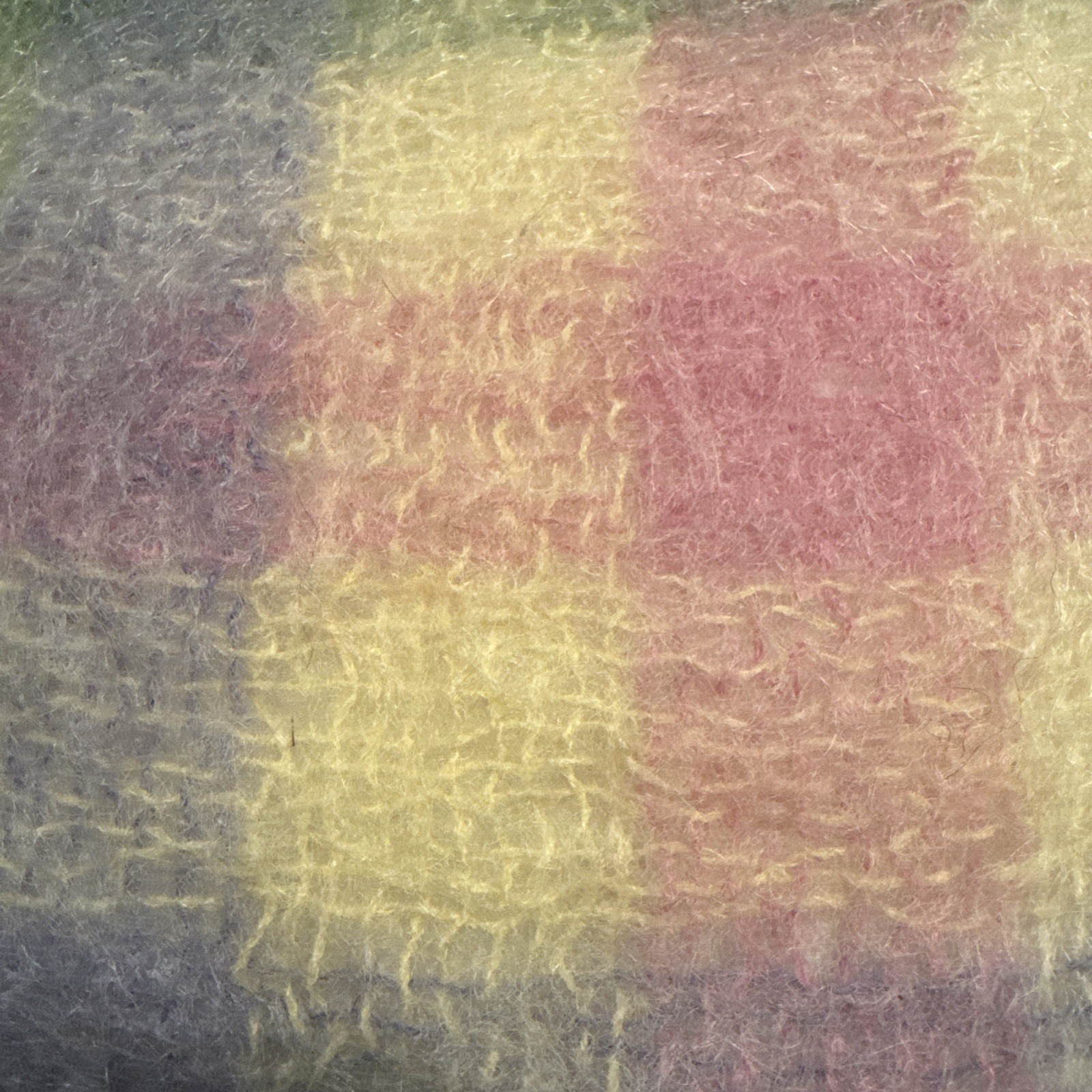 Vintage Bloomingdale’s 100% Wool Pastel Check Throw Blanket Made In Scotland