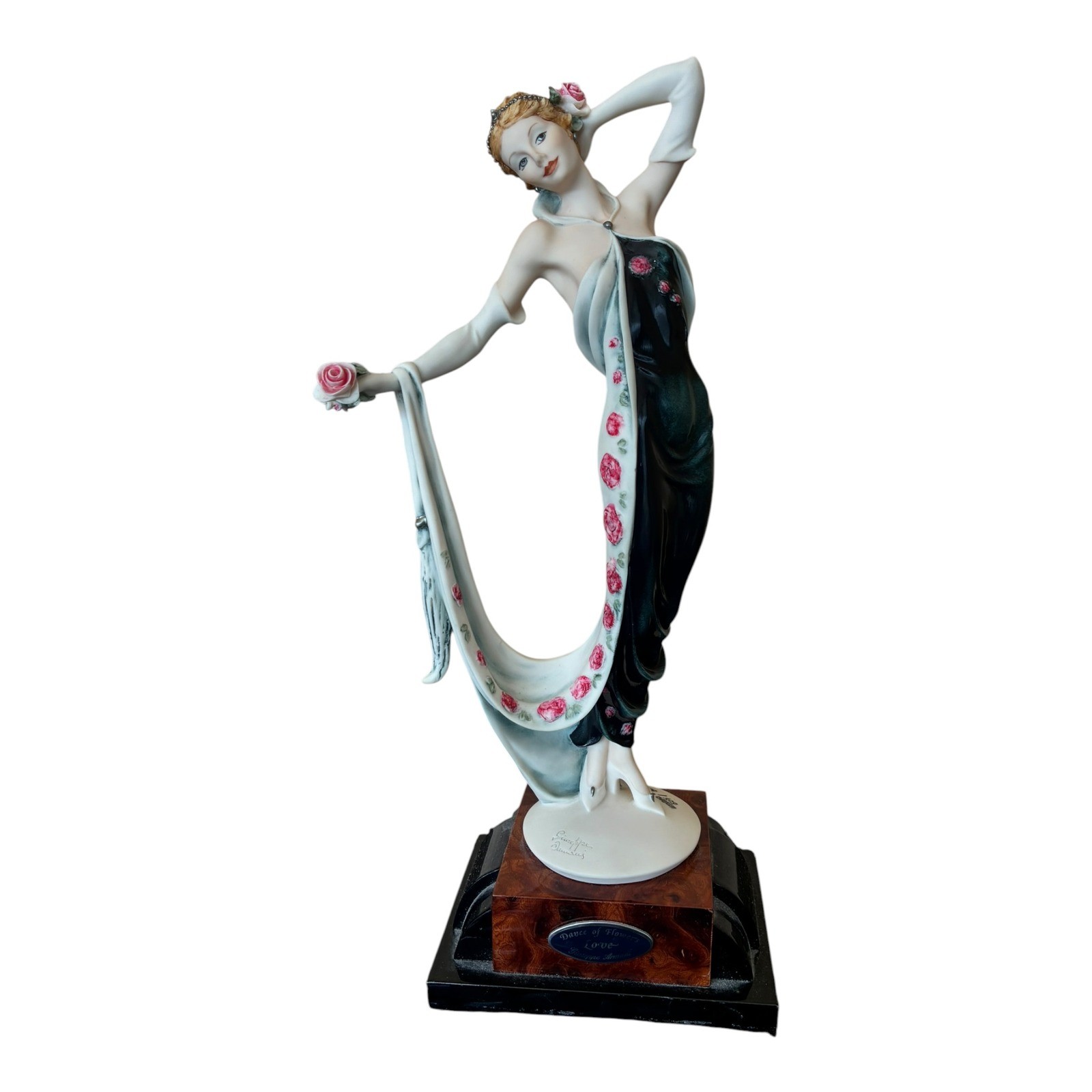 Giuseppe Armani Figurine Love Dance of Flowers 507/5000 Rose 1999 Italy 13\