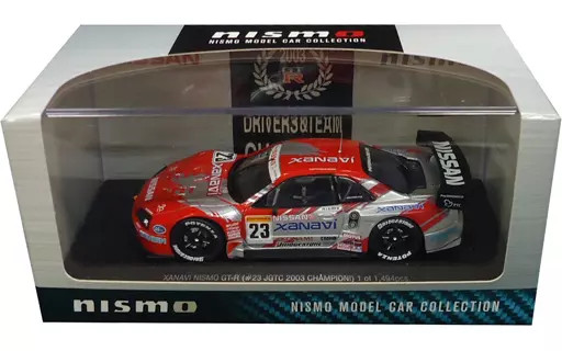 1/43 Nissan XANAVI NISMO GT-R JGTC 2003 Champion #23 Red Silver Diecast Model 45