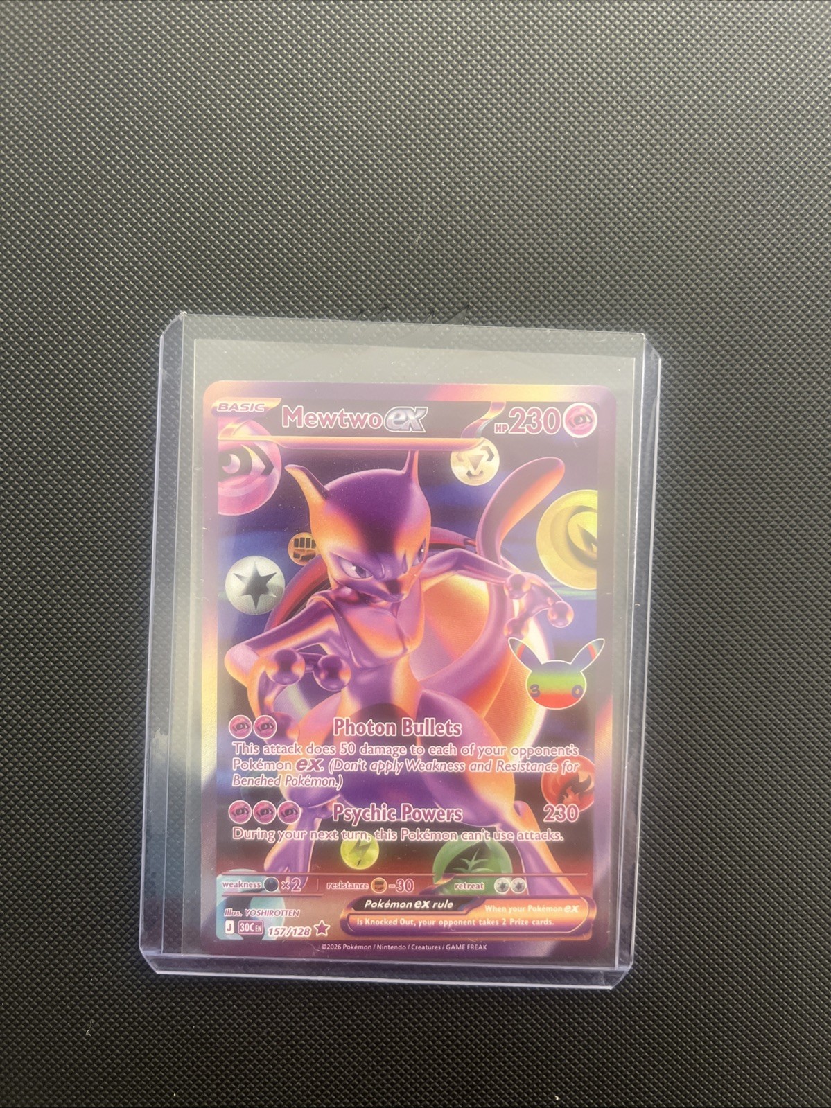 Mewtwo Ex 157/128 futuristic rare