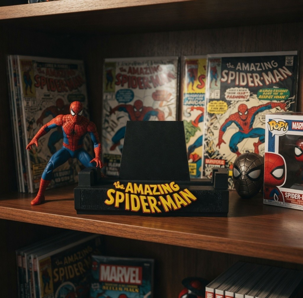 The Amazing Spiderman Comic Book Display Stand Graded CGC, CBCS Non-Graded Comic