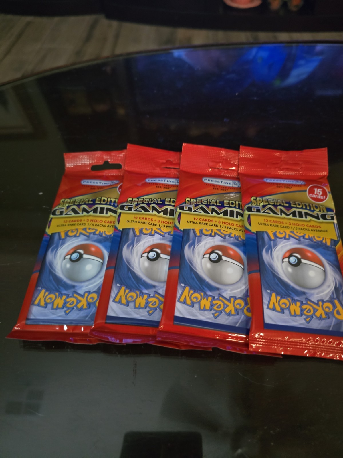 Pokemon SPECIAL EDITION Gaming   15 Card Pack LOT of 4