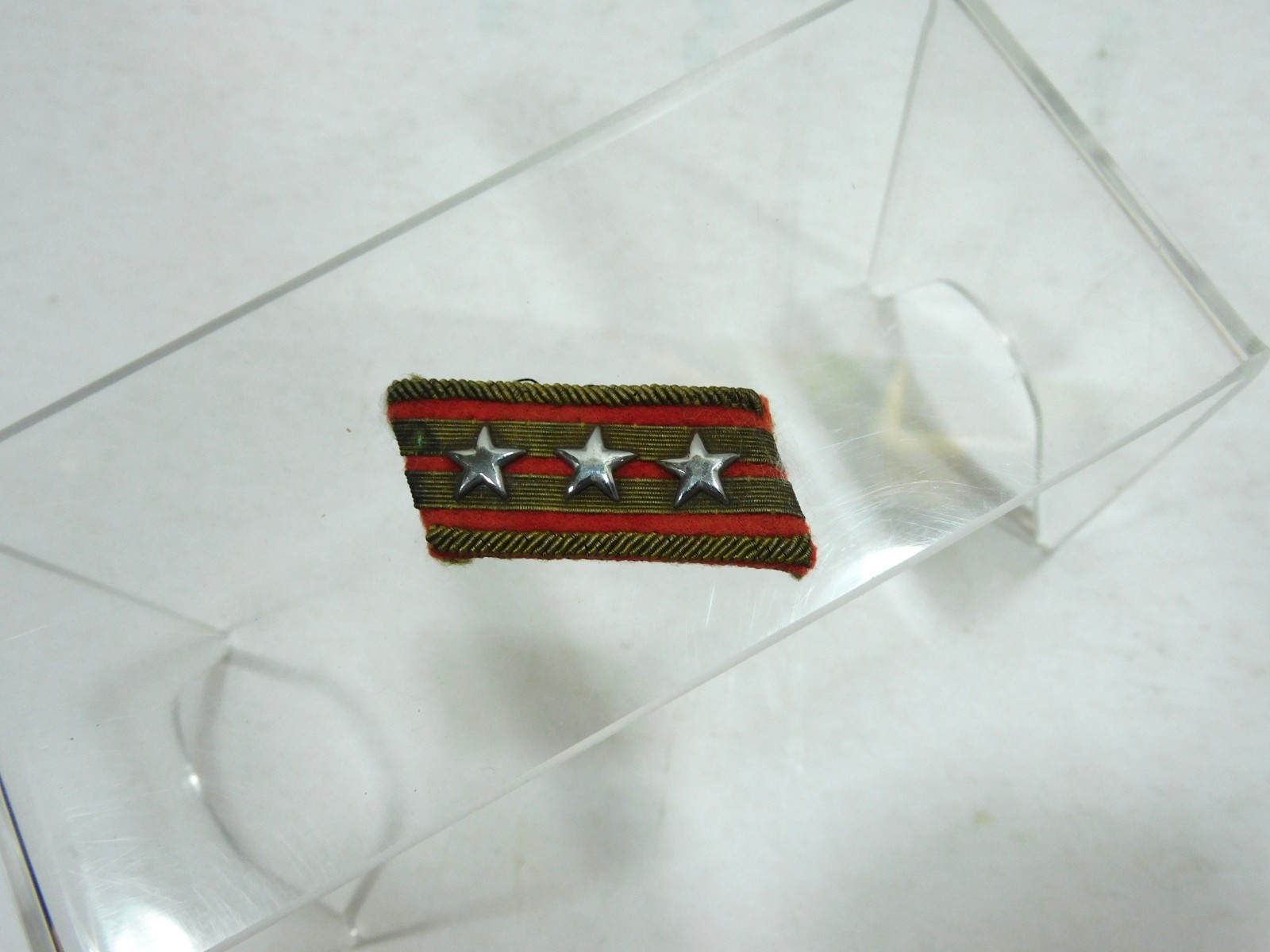 Original WW2 Japanese colonel rank collar tab emblem insignia