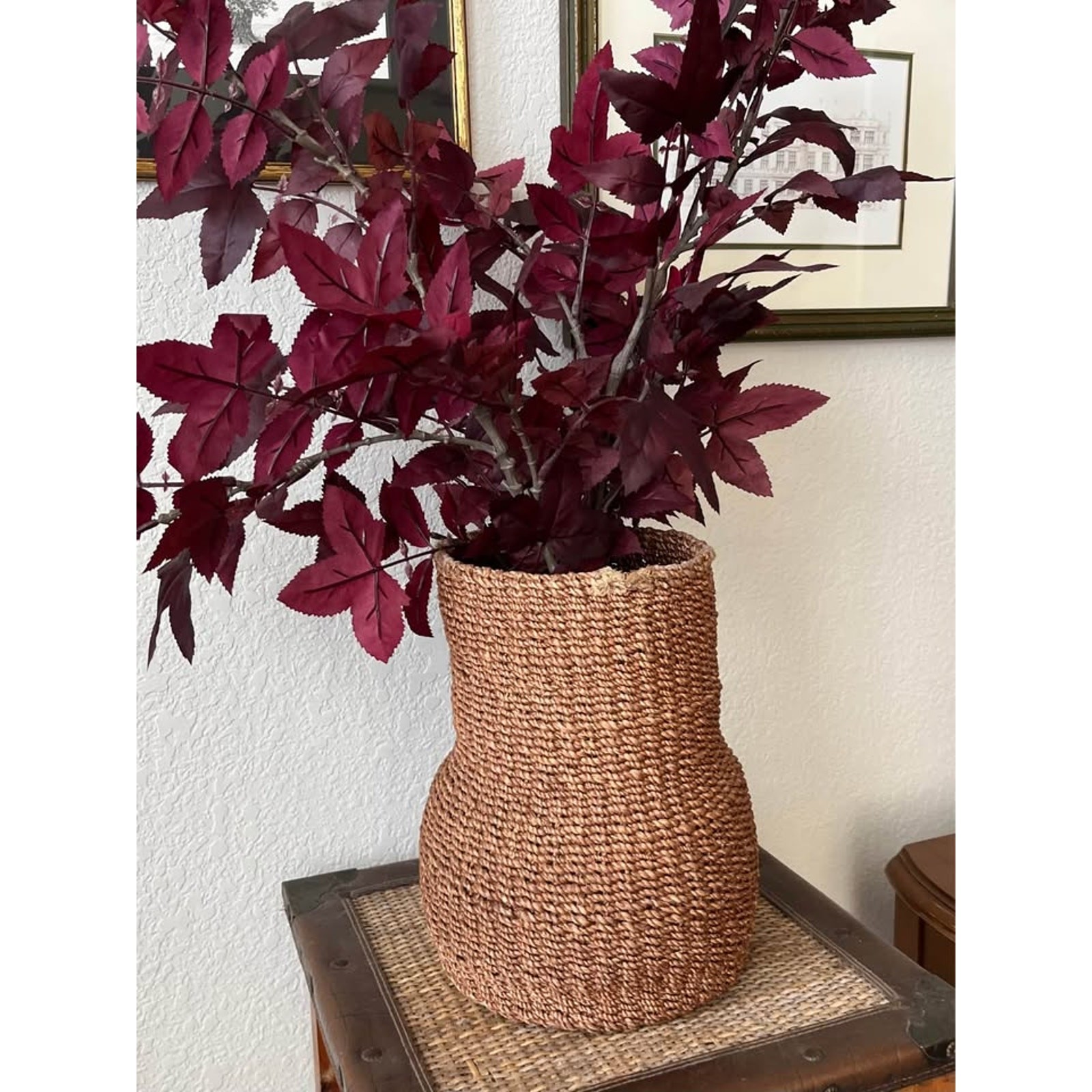 Antique primitive basket