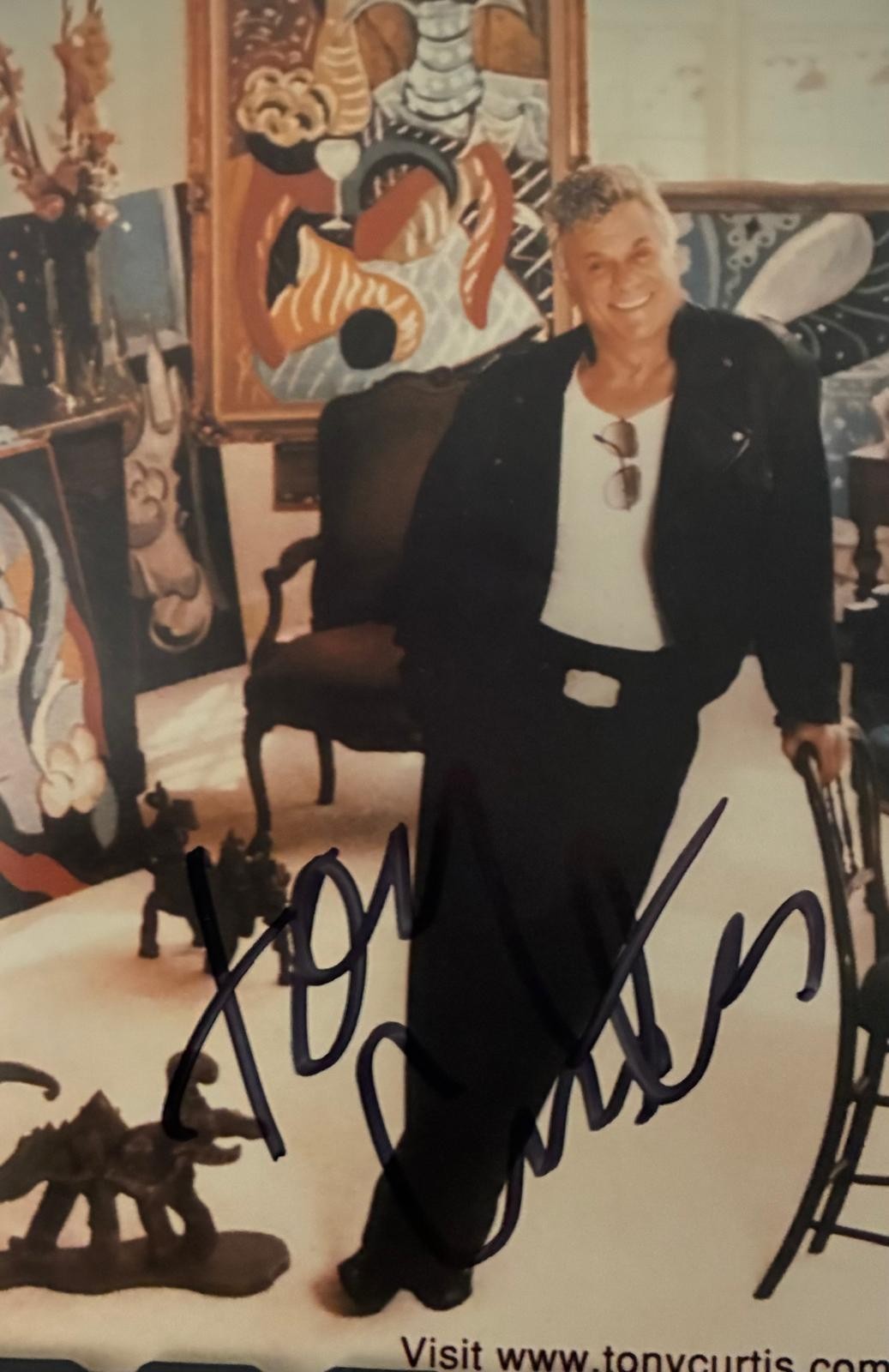 Tony Curtis Signed Photo