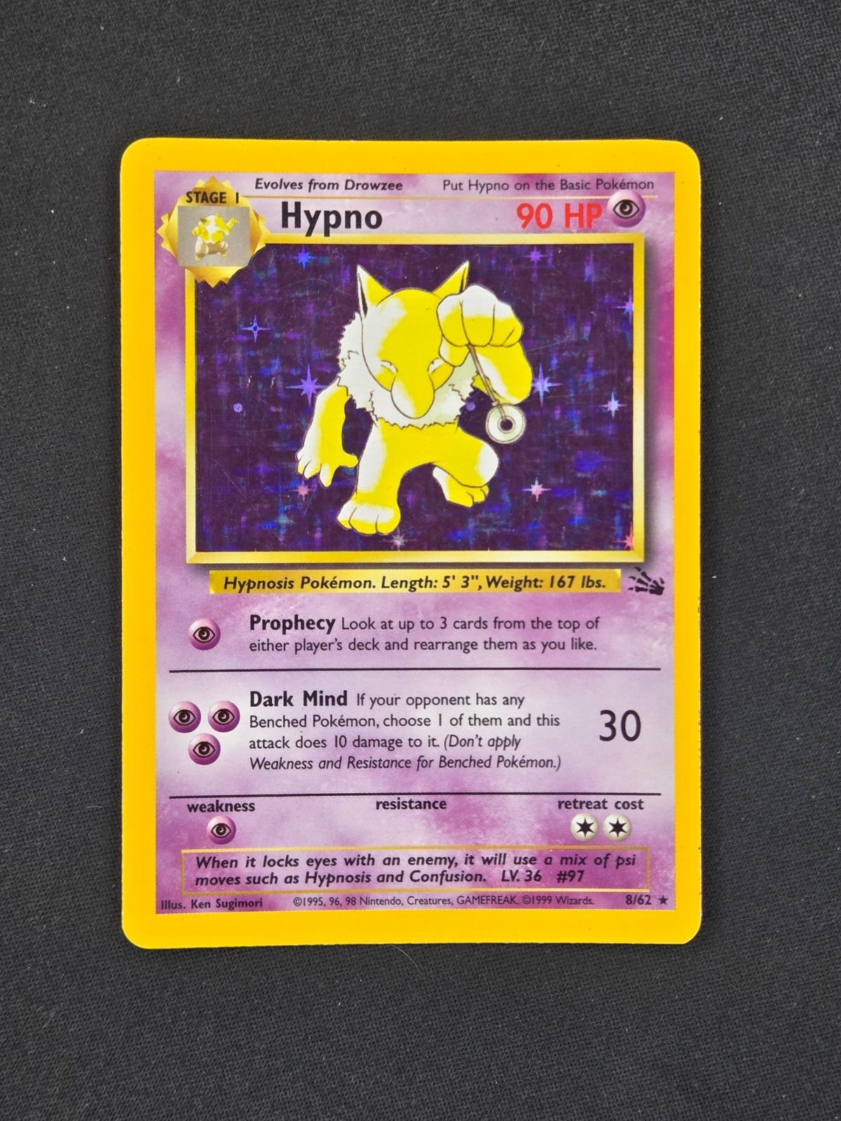Hypno Fossil #8 Excellent