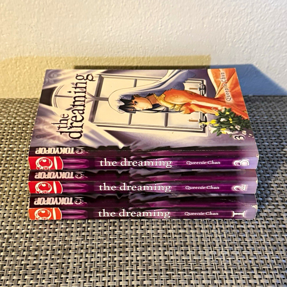Tokyopop The Dreaming Manga Comic Book Lot Complete Volumes 1-3 by Queenie Chan Tokyopop The Dreaming Manga Comic Book Lot Complete Volumes 1-3 by Queenie Chan