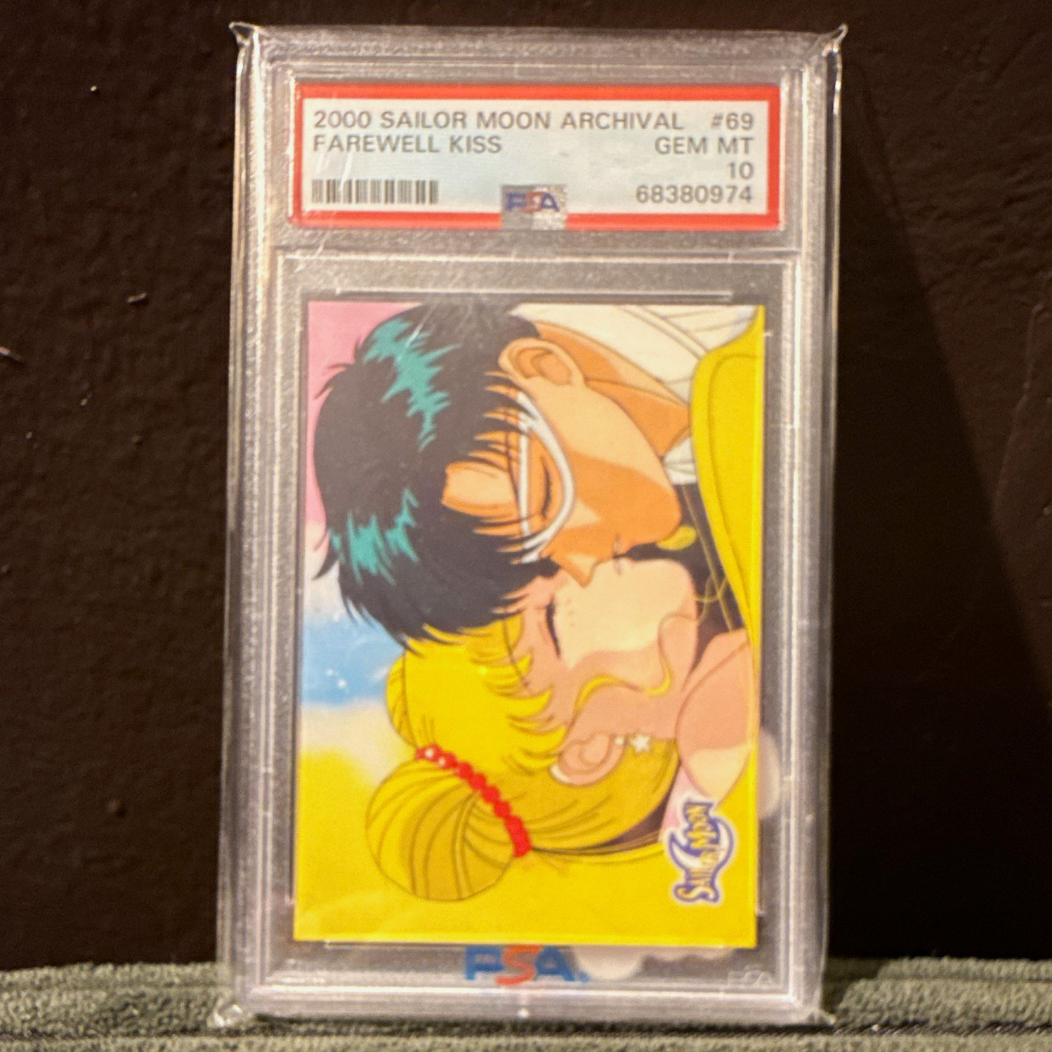 Sailor Moon Archival 2000 #69 Farewell Kiss PSA 10 Graded Trading Card