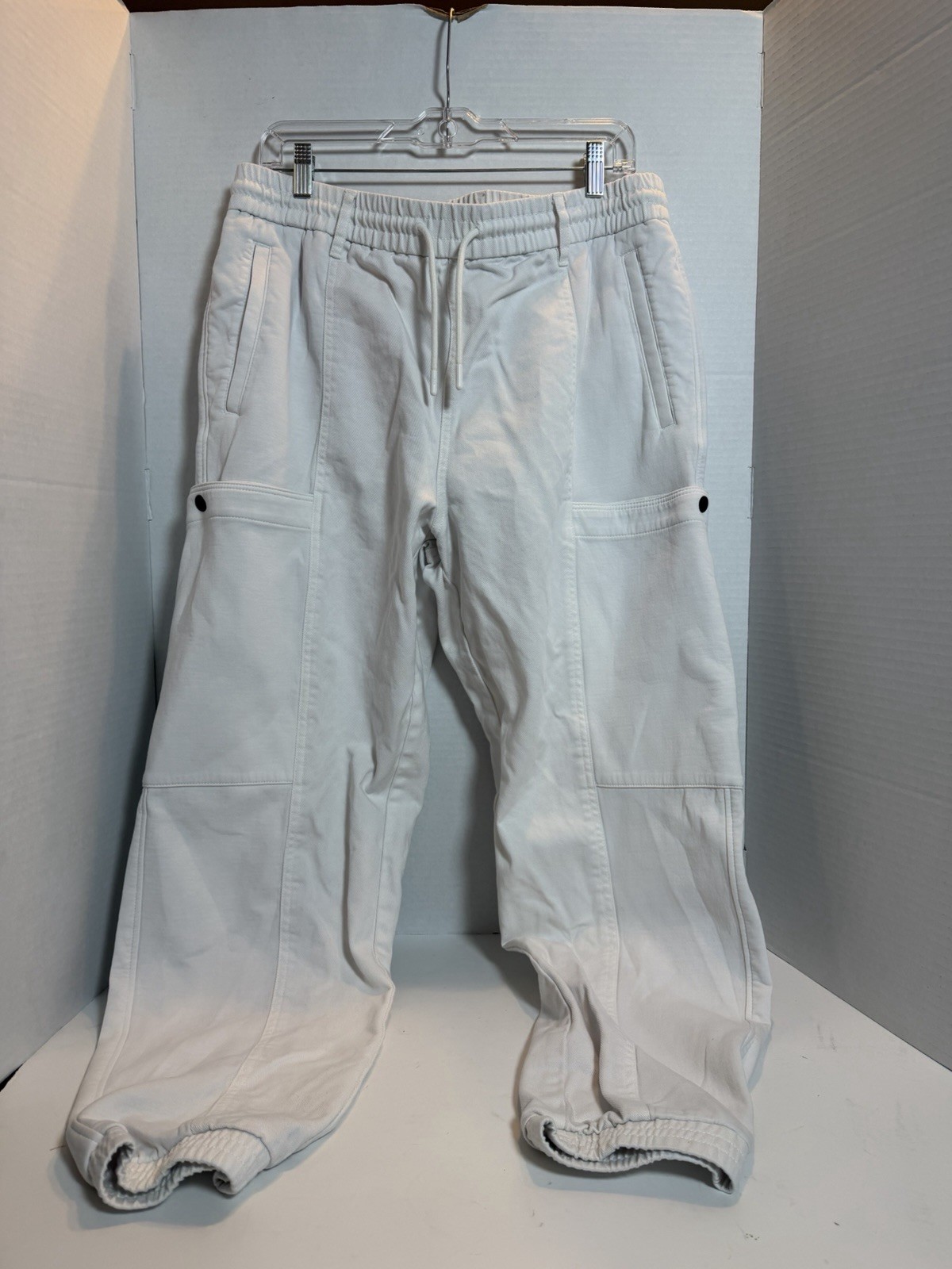 Armani Exchange A/X ARMANI EXCHANGE Cargo Jogger Pants Easy Pants 34 White 179