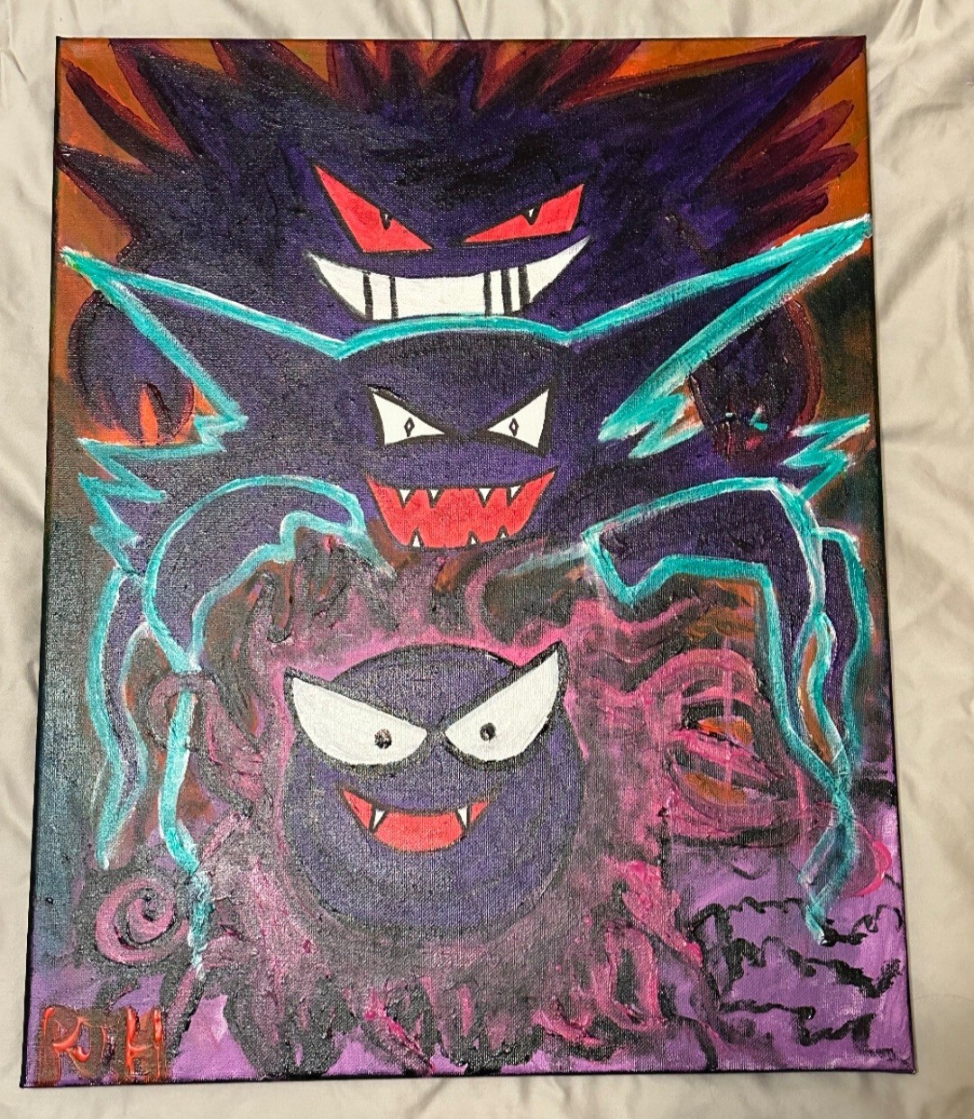 Pokemon- Haunter 3 Evolutions - Fan Art By PJH STUDIOS