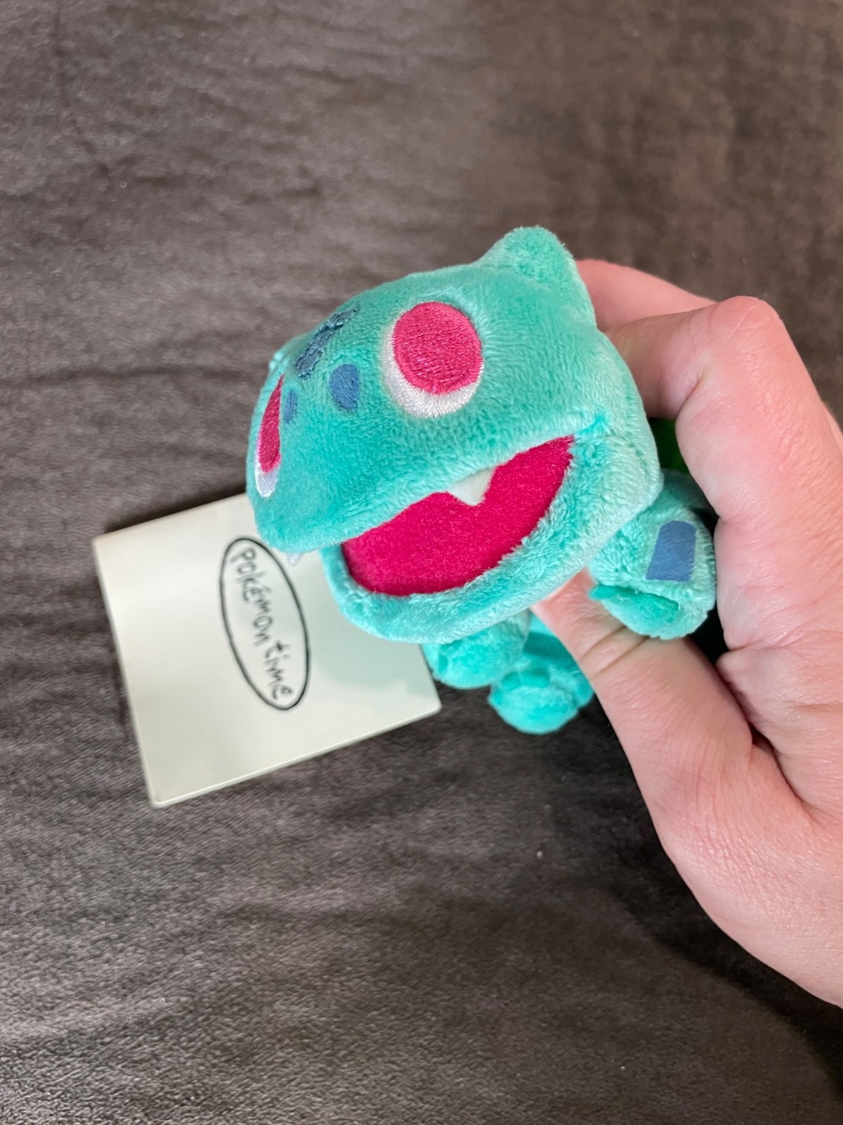 2008 Pokemon Center Exclusive Bulbasaur Plush Puppet Keychain Pokemon Time