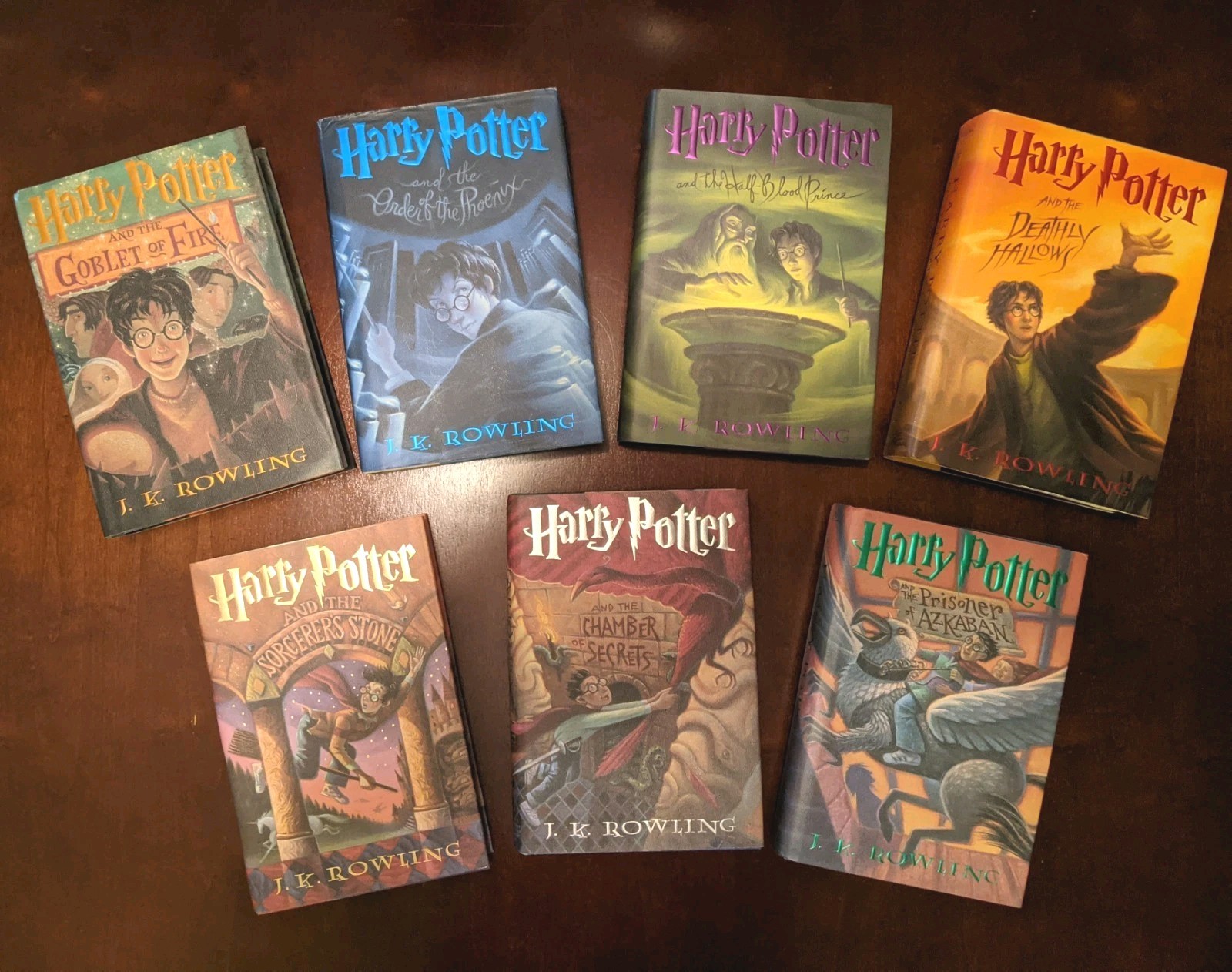 Rare First Edition Harry Potter books Series 1-7  with Multiple Errors.