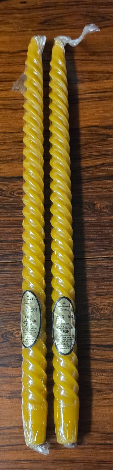 VTG 70s Hallmark Spiral Twist Candles 13