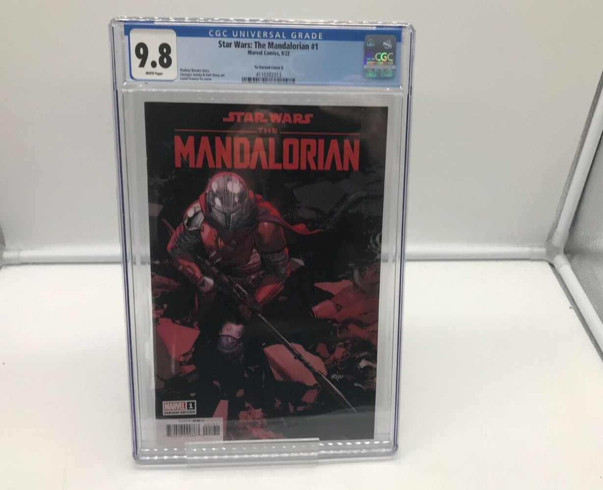 Star Wars The Mandalorian #1 CGC 9.8 Leinil Yu 1:50 Variant 1st Grogou Marvel