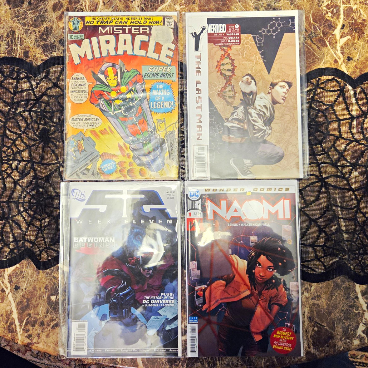 Comic Lot of 4 DC Comics. mixed lot. Vintage. Keys. 1st Appearance. Bronze-Age.