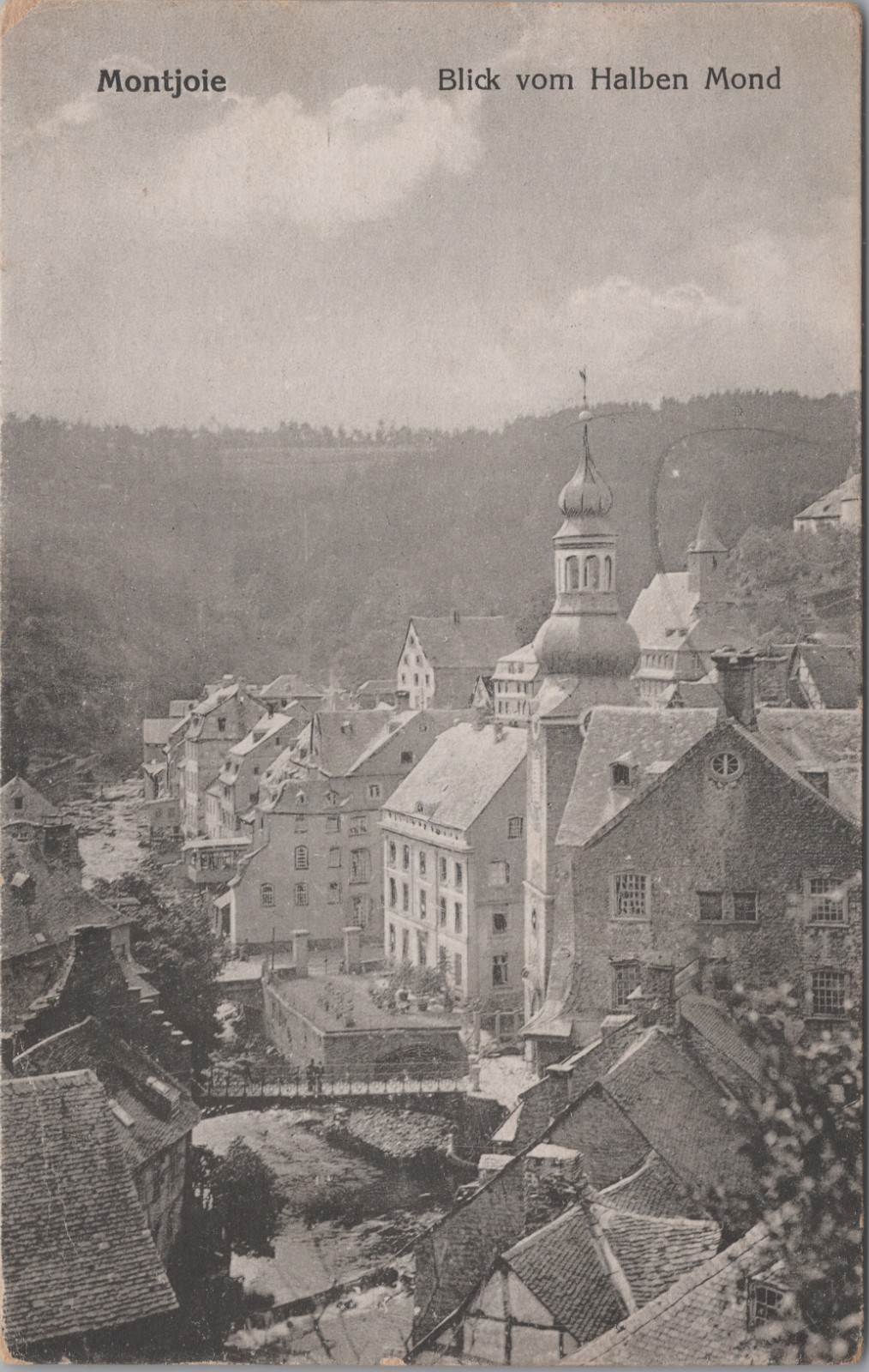 Montjoie Monschau Half Moon Old Town Postcard Old Postcard 62018