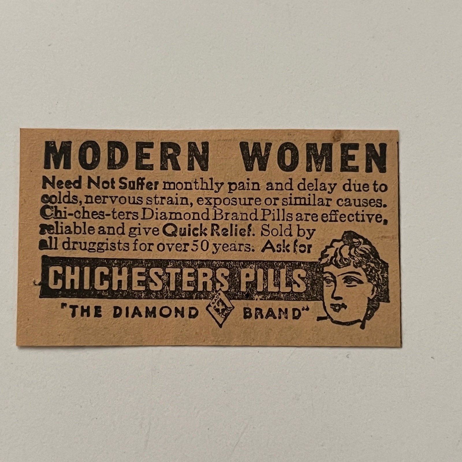 Chichesters Pills The Diamond Brand Quick Relief 1937 Lancaster Clipping SAI4-S8