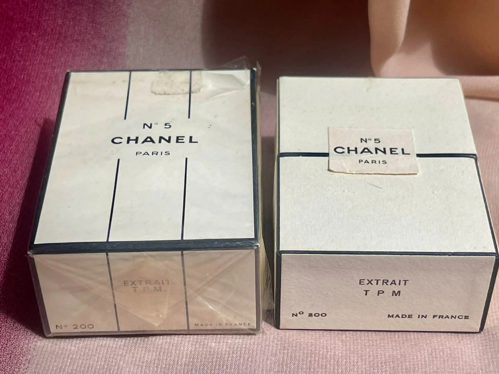 Vtg Chanel No.5 Paris Pure Perfum Extrait T.P.M. Black Cord Sealed Intact 1/2oz Vtg Chanel No.5 Paris Pure Perfum Extrait T.P.M. Black Cord Sealed Intact 1/2oz