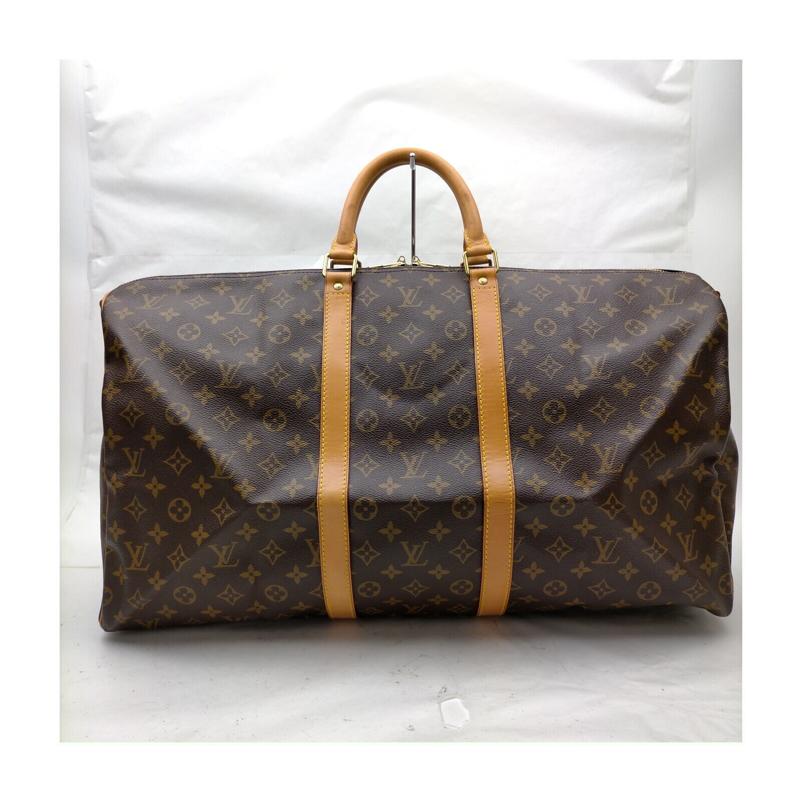 Louis Vuitton LV Boston Bag Keepall 55 M41424 Browns Monogram 2302115