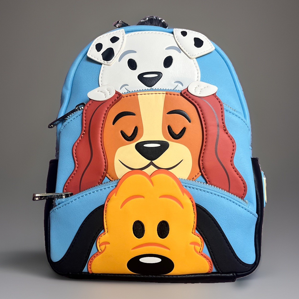 Loungefly Disney Parks Dogs Rolly Lady Pluto Walk in Park Backpack NWT