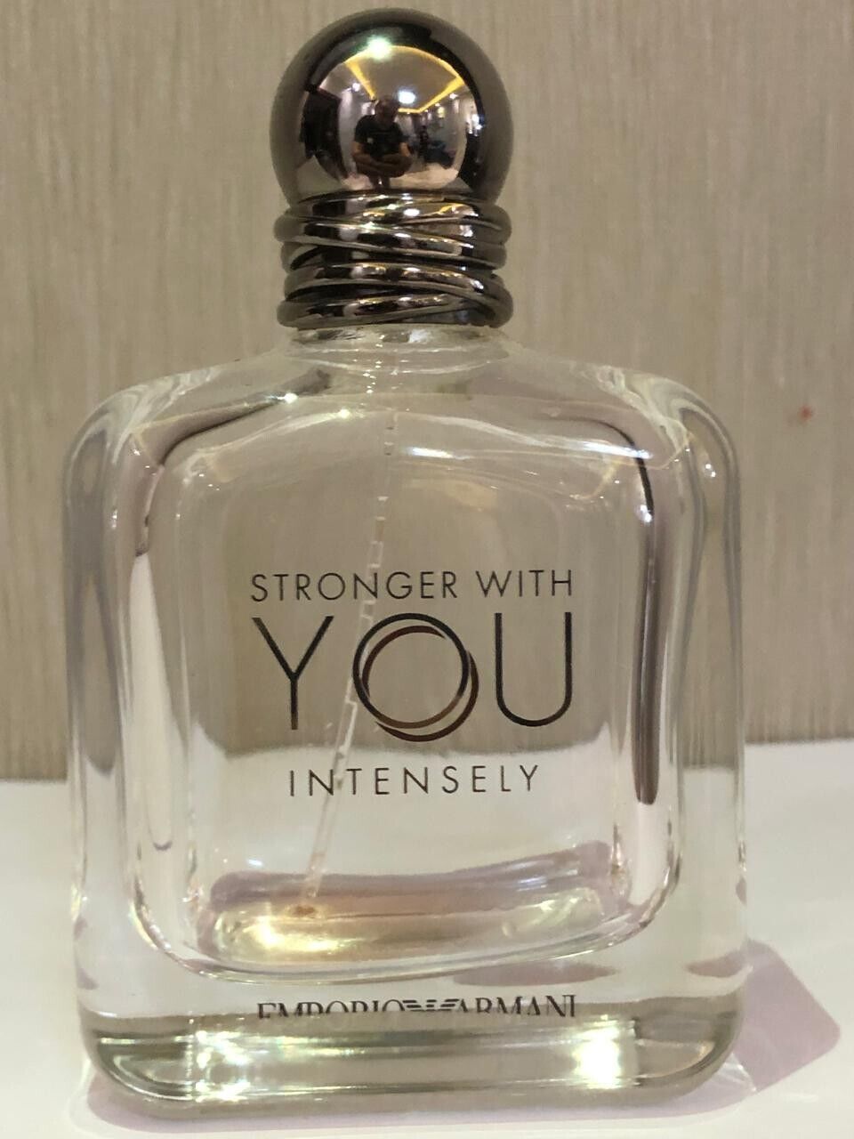 Empty-Stronger With You Intensely 100ml Emporio Armani Perfume bottle