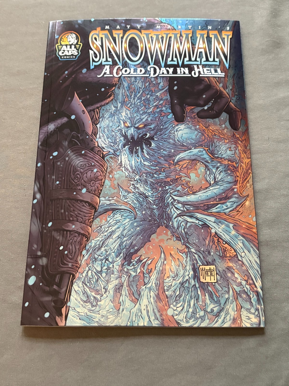 Snowman A Cold Day In Hell NM 1st print Cover A Matt Martin - All Caps Comics
