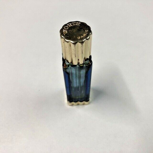 Empty Je Reviens Worth 1/8 oz Blue Perfume Bottle Made in Paris Empty Je Reviens Worth 1/8 oz Blue Perfume Bottle Made in Paris