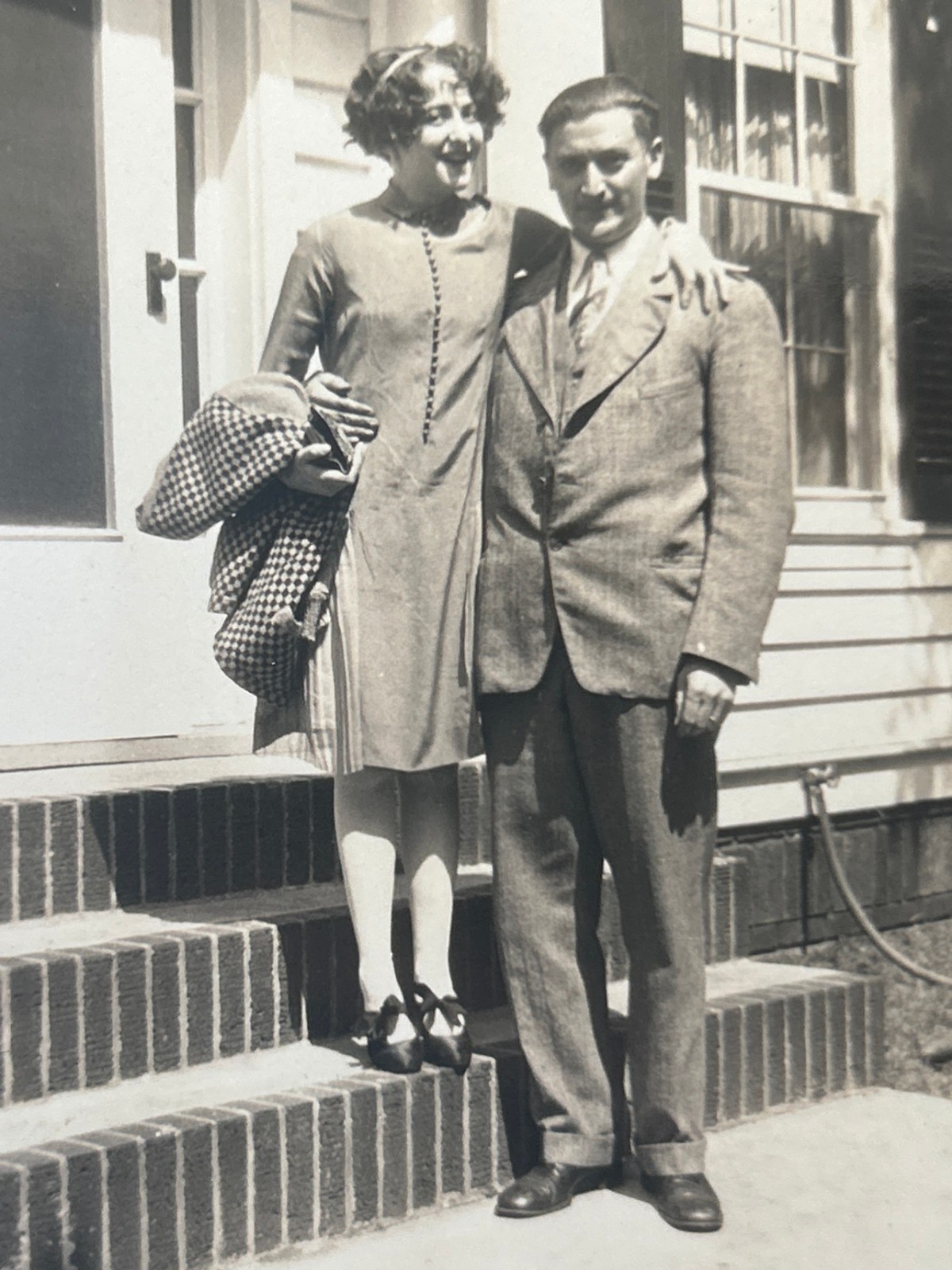 1927 Flapper Era Couple 1920s Fashion Photo