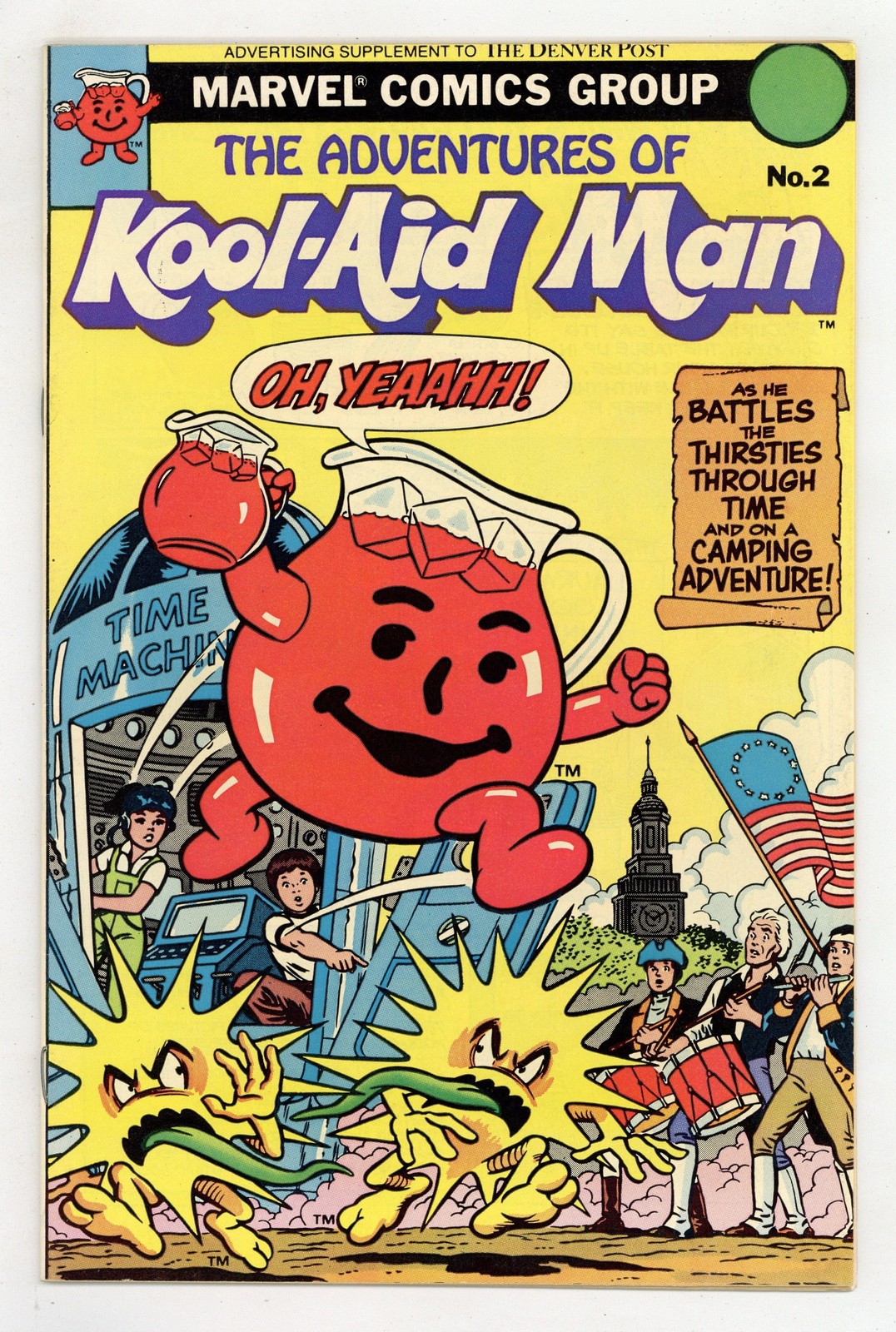 Adventures of Kool-Aid Man #2C Denver Post Variant FN+ 6.5 1984