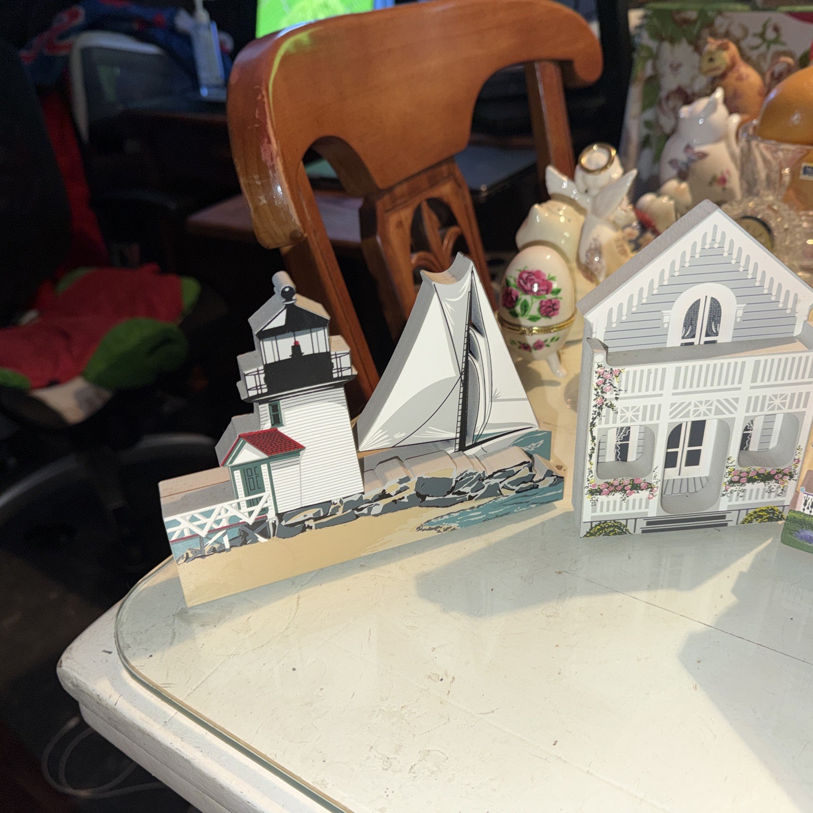 Shelia’s Collectible Shelf Sitters Vintage 3D Houses Buildings Lot Of 7 Lmtd Edt Shelia’s Collectible Shelf Sitters Vintage 3D Houses Buildings Lot Of 7 Lmtd Edt