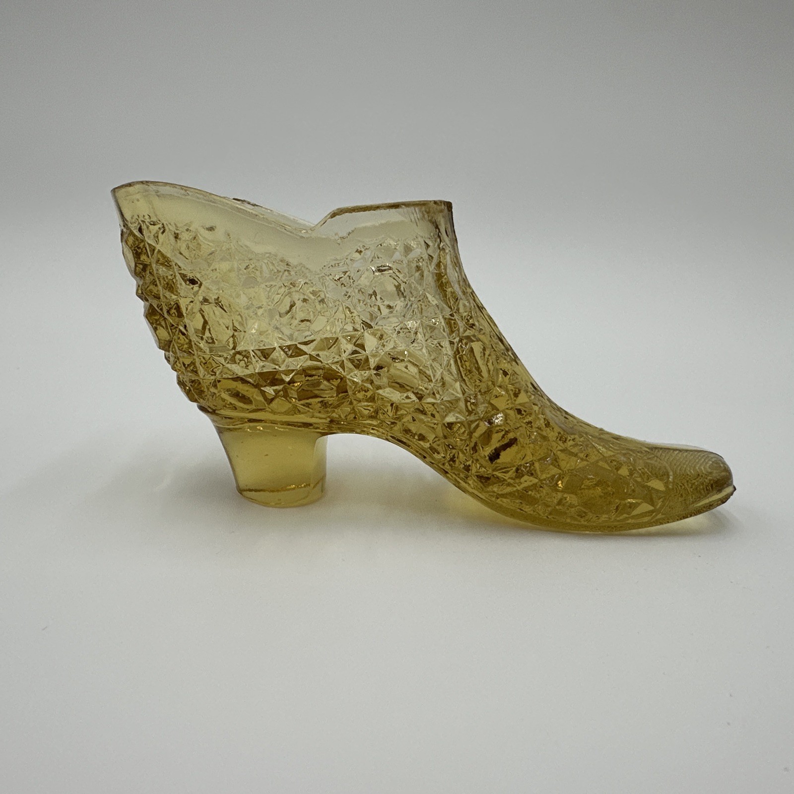 Vintage  Amber Slipper Shoe 