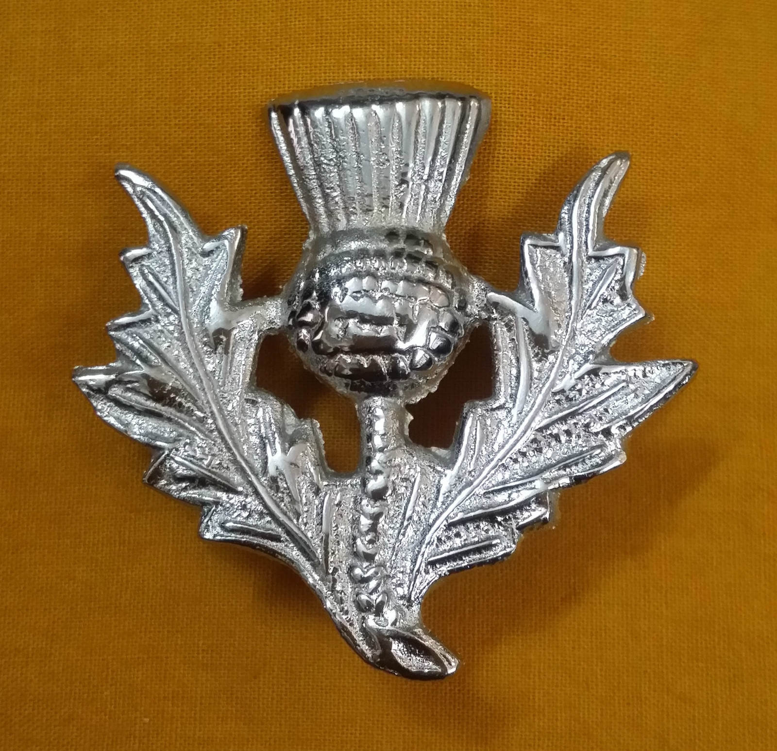 Glengarry Cap Hat Badges Chrome Finish/Balmoral Cap Badges Metal/Highlander Caps