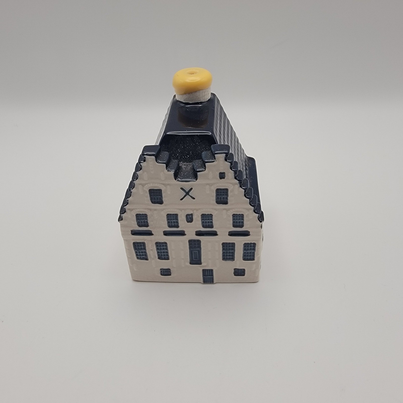 KLM Bols Blue Delft House 87 Miniature Dutch Canal House 2010 Empty Collectible