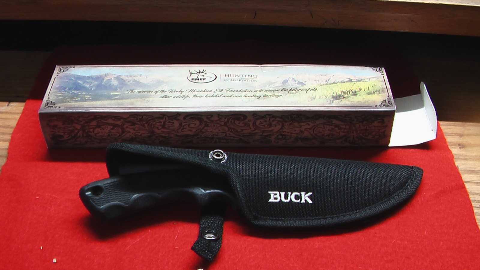 BUCK USA 685 RMEF 35TH ANNIVERSARY 1984-2019 HUNTING KNIFE NEW W/BOX