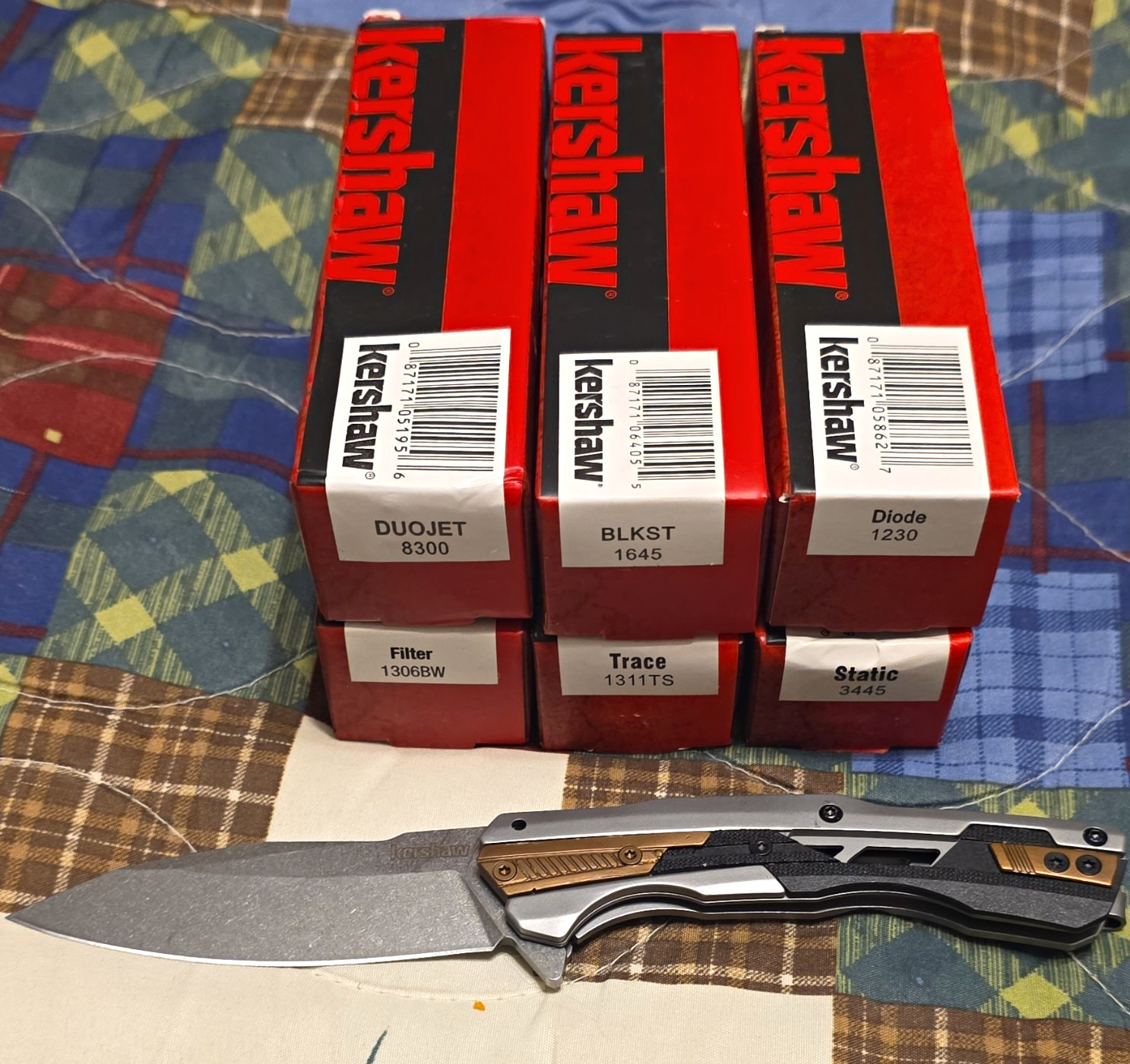 Kershaw Lot 7..7 New In Box..Endgame New In Box
