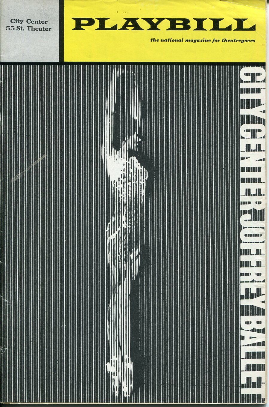 Robert Joffrey Gerald Arpino City Center Joffrey Ballet Dance 1972 Playbill