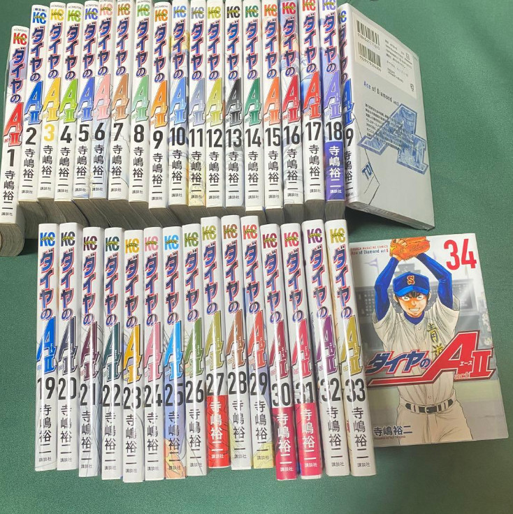 Ace of Diamond Act II Japanese Ver Complete Full Comics Manga Set Vol.1-34