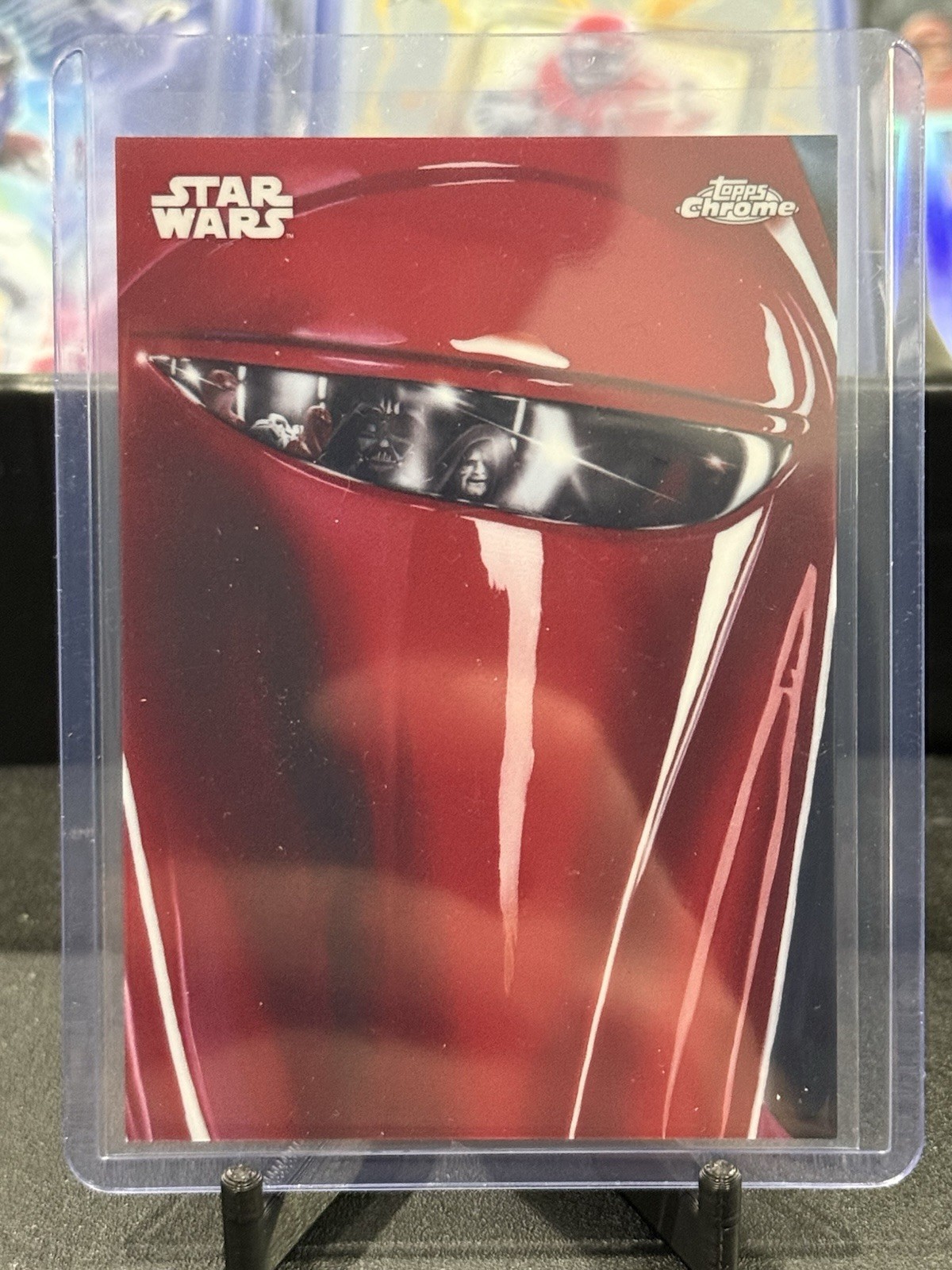 Topps Chrome 2026 Star Wars Reflections R-18 The Emperor\'s Arrival Crimson Guard