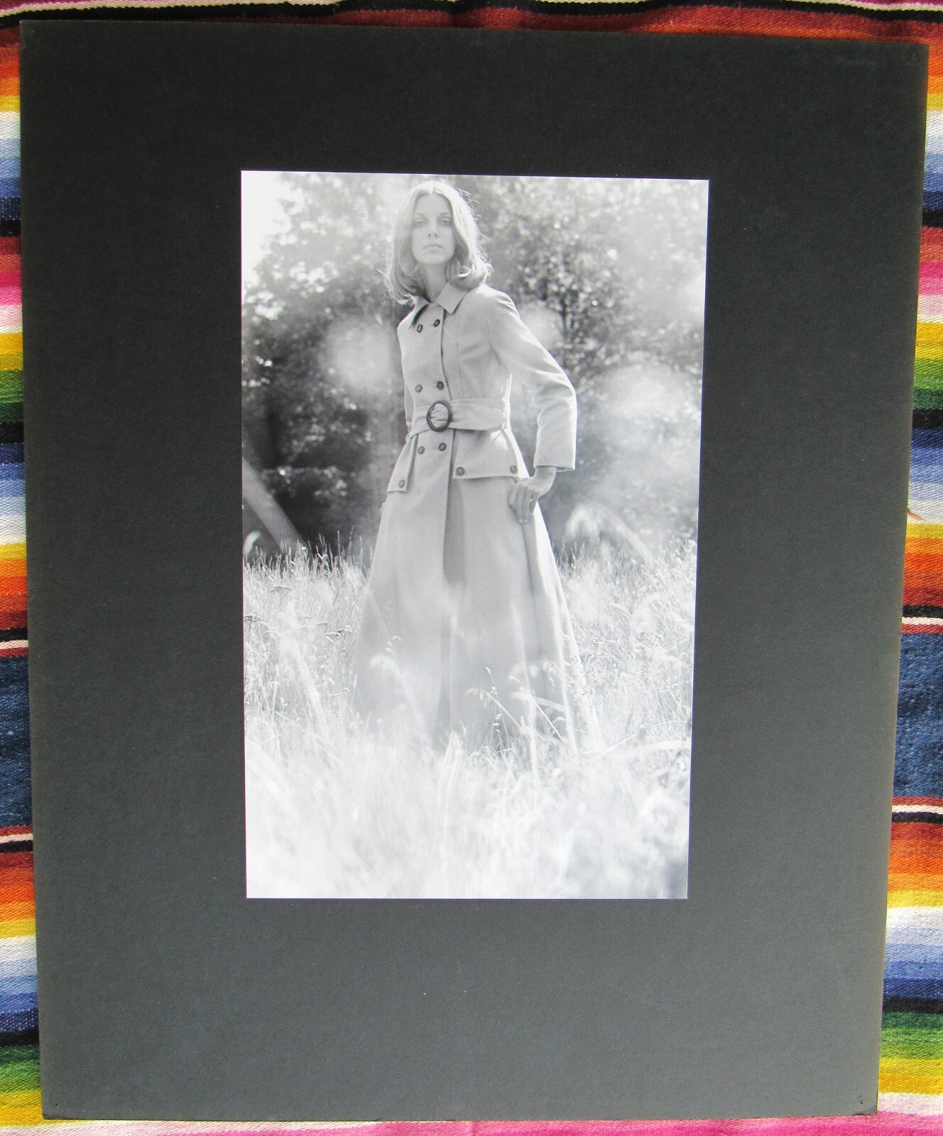PAIR WILD VINTAGE 60S FASHION PHOTOGRAPHS DOUG WILKINS SIGNED MID CENTURY MODERN