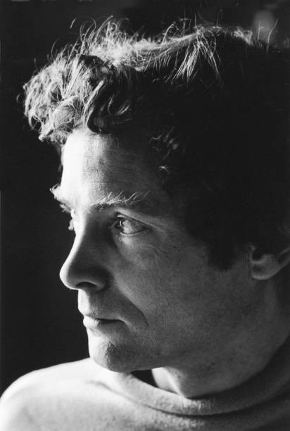 Portrait profile American writer poet environmental activist WS Me- Old Photo