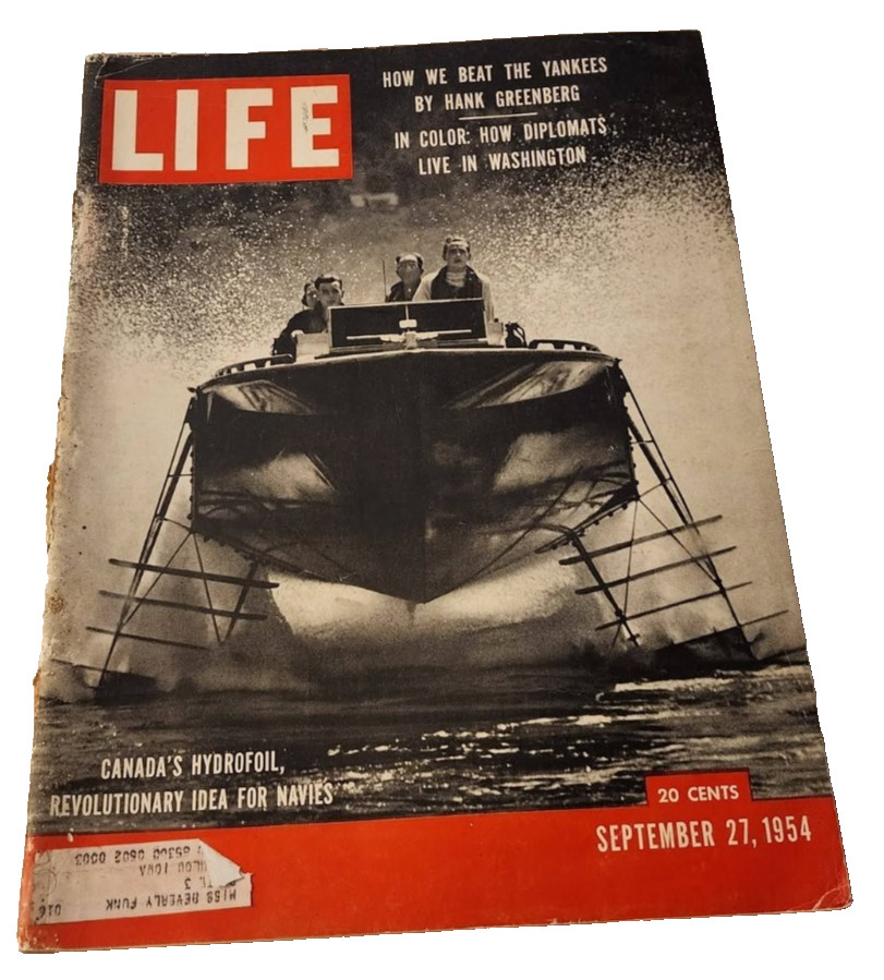 September 27, 1954 LIFE Magazine 50s ads ad news  Sept 9 28 29 26