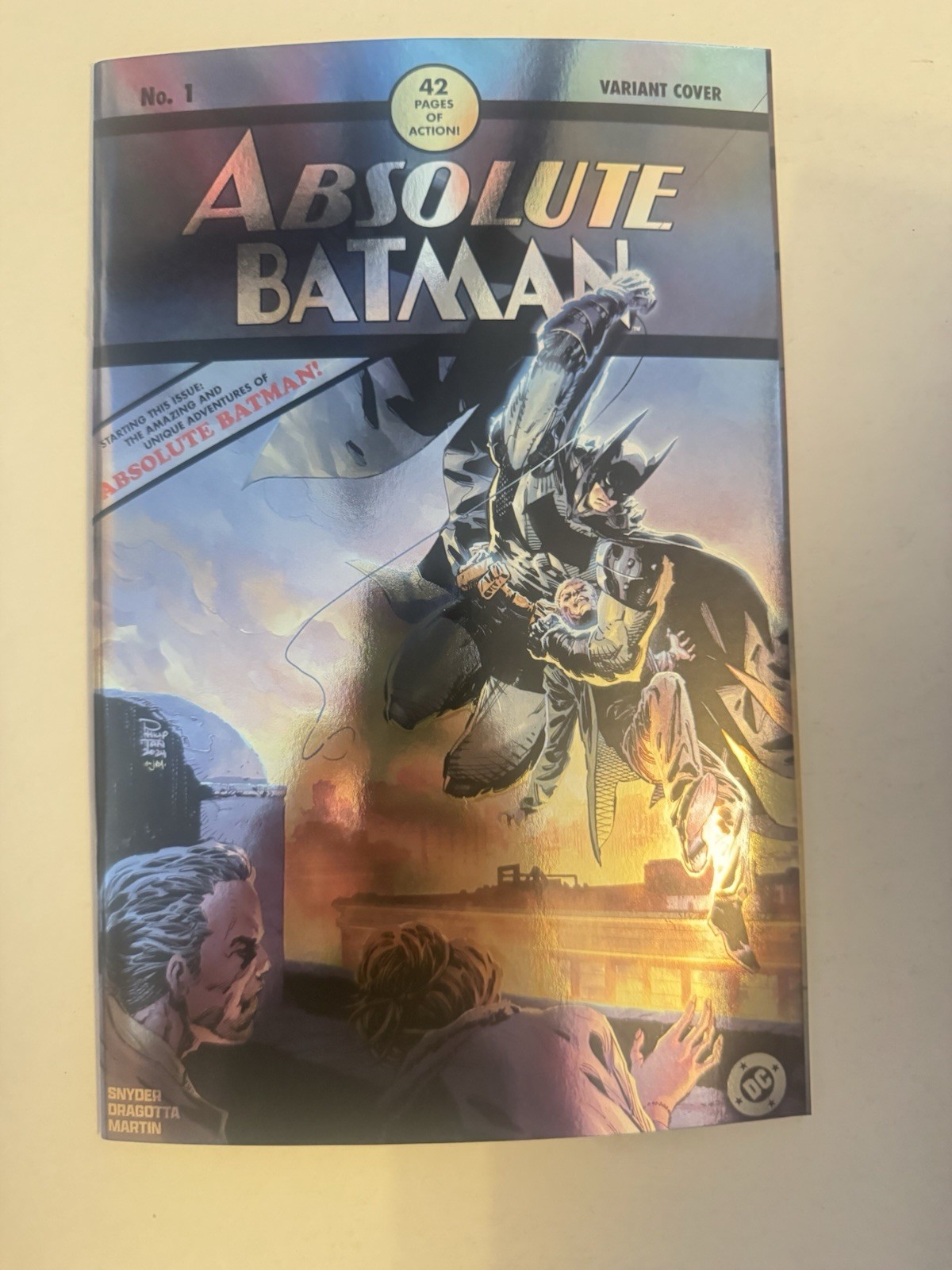 Absolute Batman #1 Detective Comics Homage Foil Philip Tan '26 Megacon Exclusive