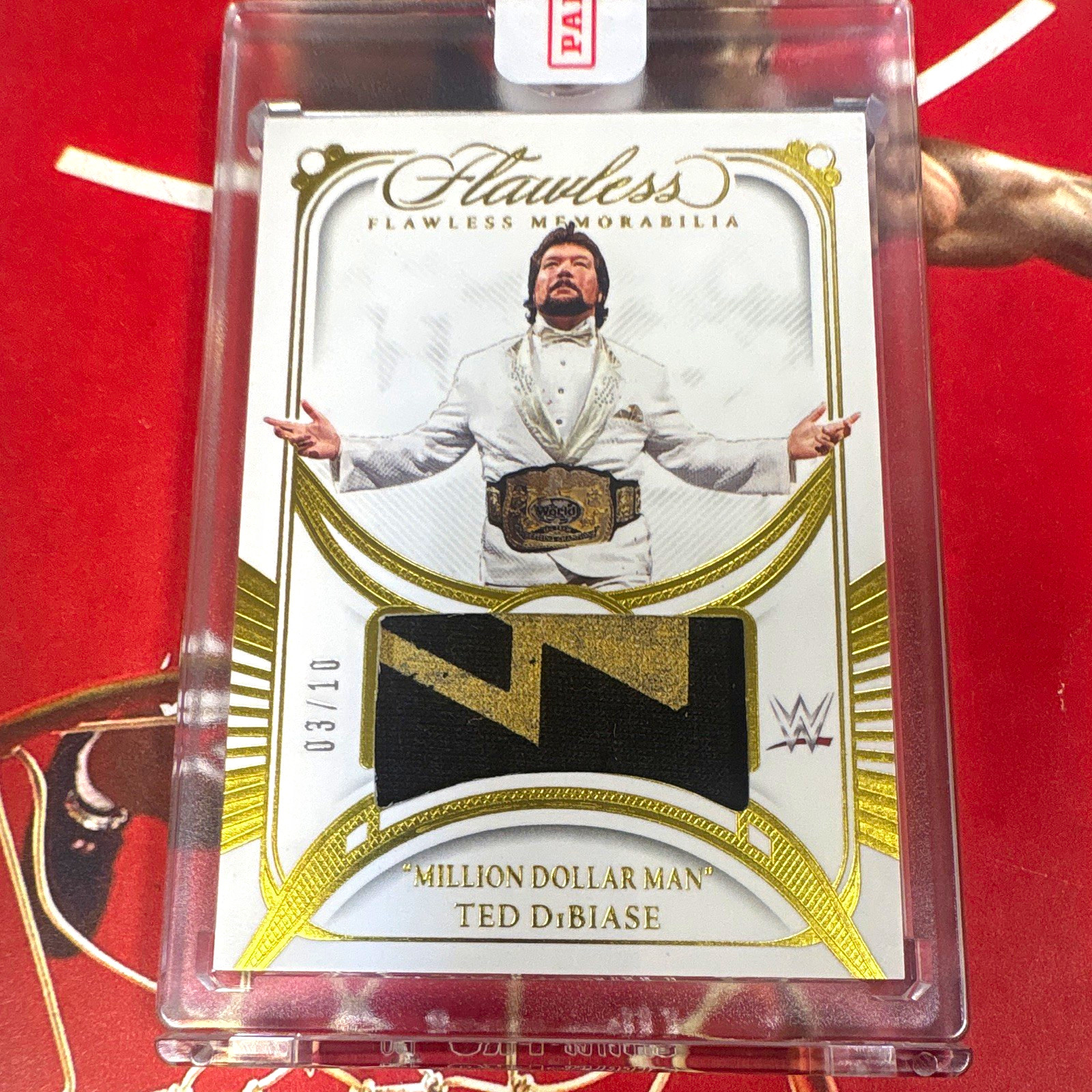 2024 Panini Flawless WWE Ted DiBiase Flawless Memorabilia FM-MDM /10