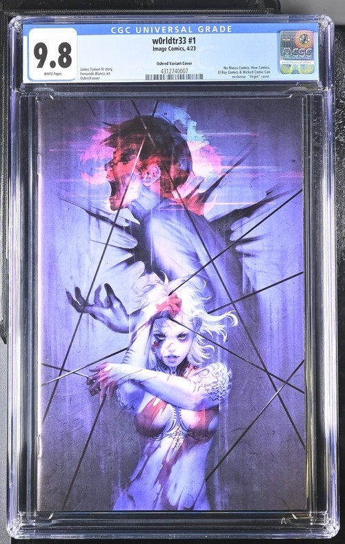 w0rldtr33 #1 Oshred Variant Cover CGC 9.8