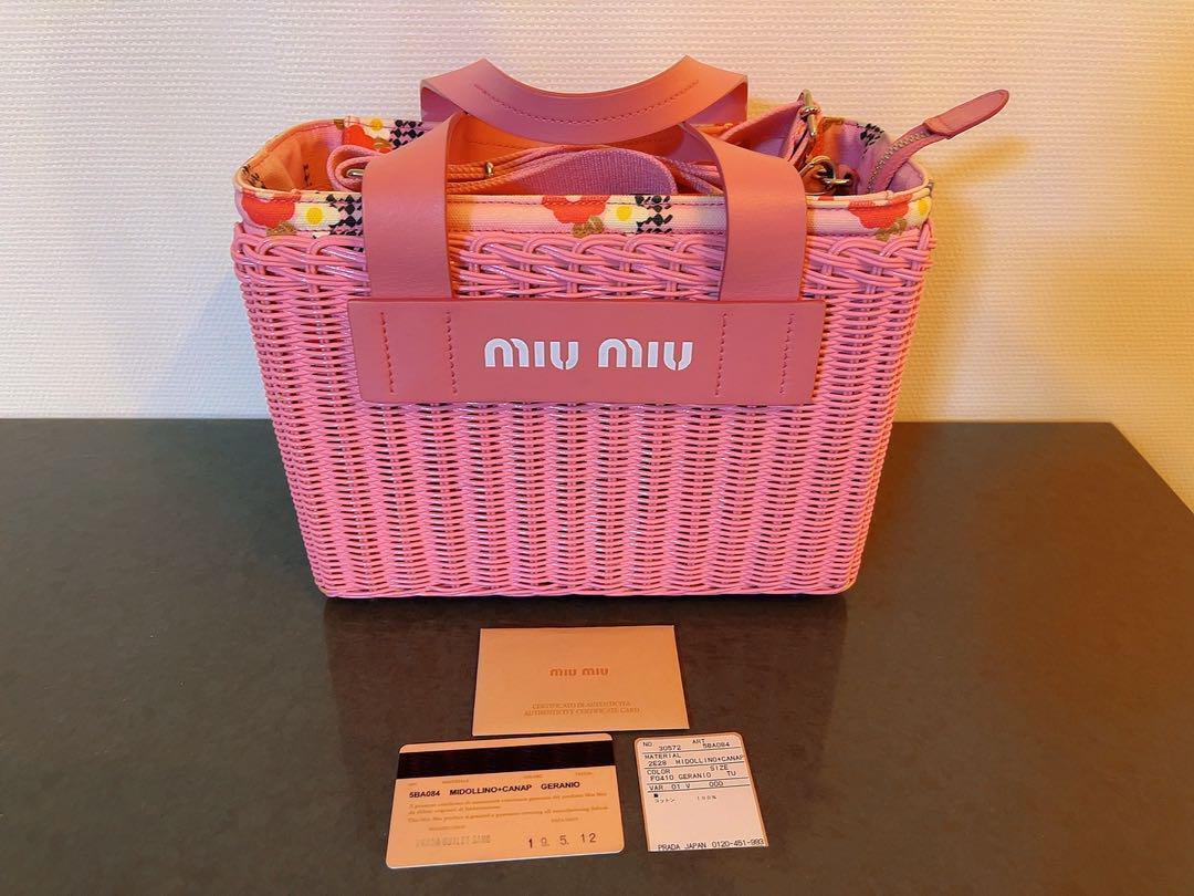 Miumiu Basket Bag Pink
