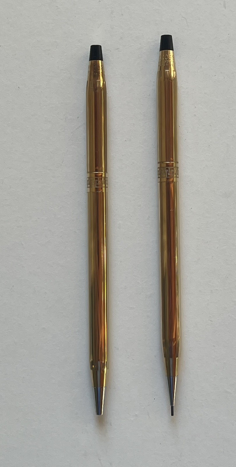 Vintage 1988 Cross Pen and Pencil Set 1/20 10 K Gold Filled
