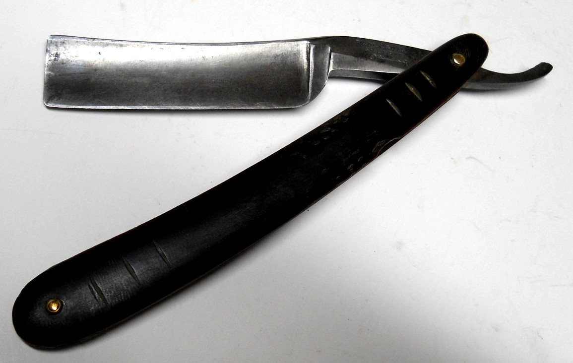 Antique 1800`s Wade & ButcherSheffield Straight Razor, 13/16\