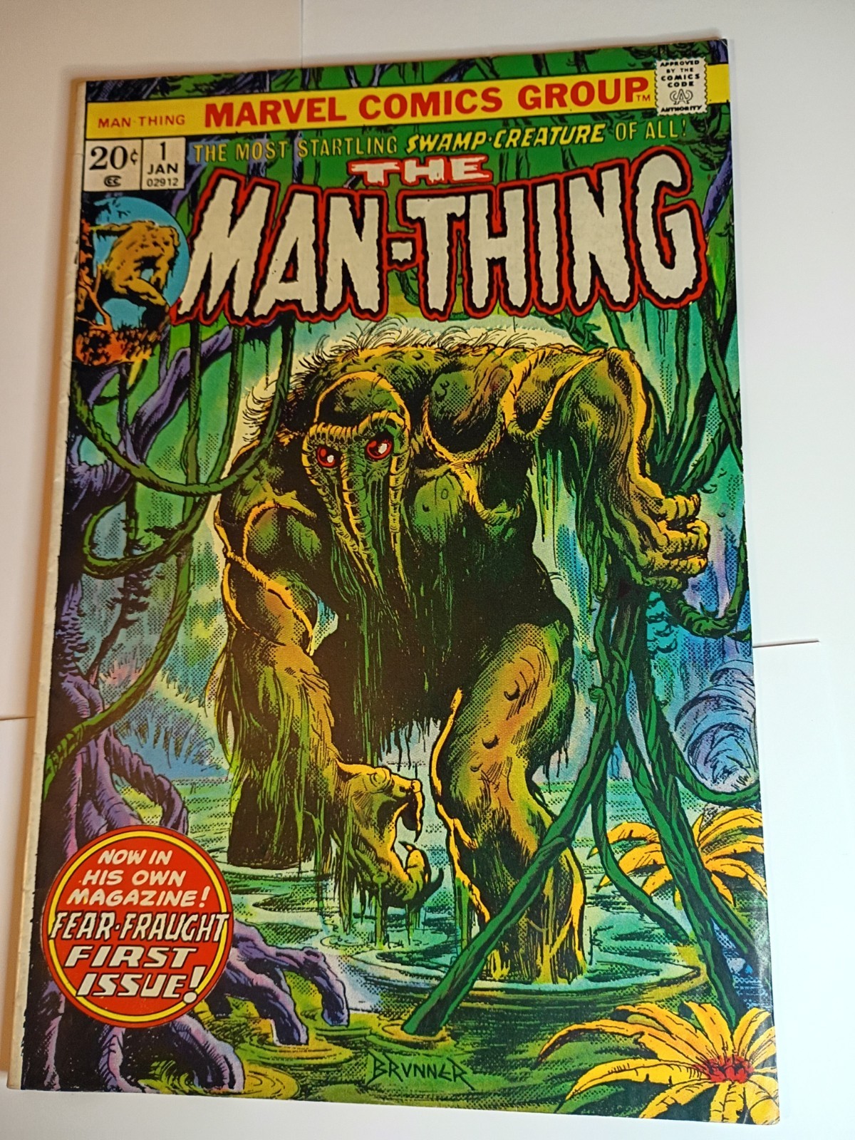Man-Thing #1 Marvel 1974 1st Solo Series / 2nd Howard the Duck FN