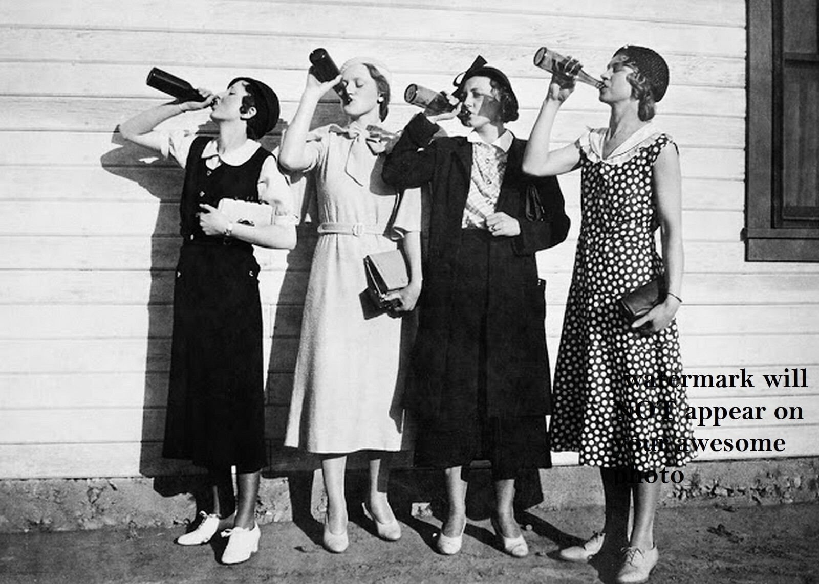 Beer Drinking Girls Prohibition PHOTO Flappers Bootleg Drink Beer Liquor Pub Bar