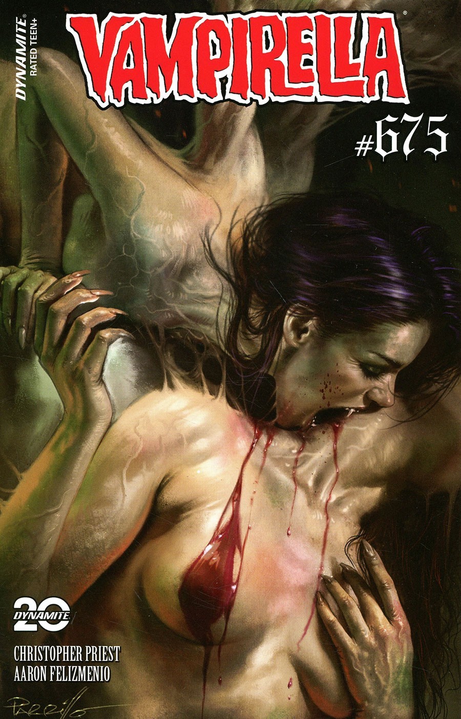 VAMPIRELLA #675 VARIANT COVER BY LUCIO PARRILLO NM DYNAMITE ENTERTAINMENT 2025